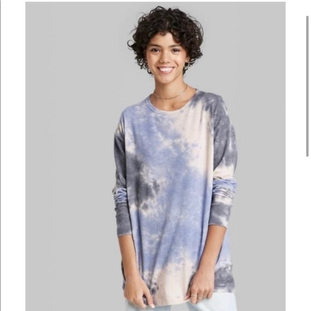 Womens Long Sleeve Oversized T-shirt